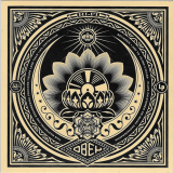 Obey Lotus - 3.75" x 3.75"