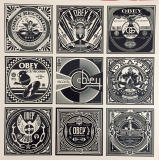 50 Shades of Black (Full Sheet #1) - 12" x 12"