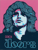 Obey The Doors (pink) - 2.13\" x 2.75\"