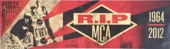 R.I.P. MCA - 13.75" x 4"