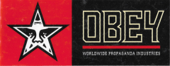 Worldwide Propaganda Industries (Red/White Star) - 4.13" x 1.63"