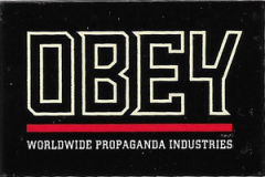 OBEY Worldwide Propaganda Industries - 1.75" x 1.13"