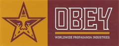 Worldwide Propaganda Industries(Brown) - 4" x 1.63"