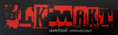 BLKMRKT (Red)- 4" x 1.25"