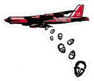 BLK/MRKT Plane - 4.38" x 3.75"