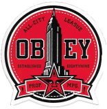 OBEY ALL-CITY LEAGUE - 2.5"