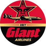 OBEY Giant AIRLINES - 3.5\"