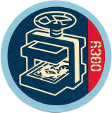 Obey Press (Blue/Blue) - 3"