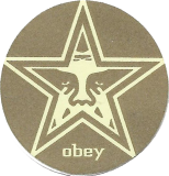 obey Star (Grey) - 1.5"