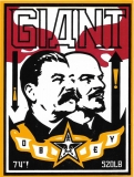 Stalin Lenin Banner (Error) - 3" x 4"