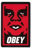 OBEY (Red) - 2.5" x 3.75"
