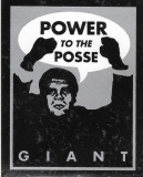 Power to the Posse (Grey) - 2.38" x 3"