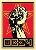 Obey Fist - 4.75" x 6.5"