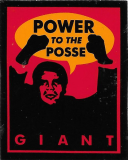 Power To The Posse (Red) - 1.88" x 2.38"