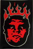 OG - Black/Flames/Chrome - 2.38\" x 3.5\"