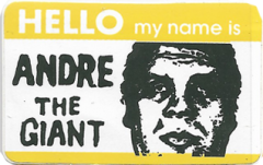 HELLO my name is (Yellow) - 2.13" x 1.25"