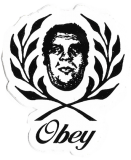 Obey Wreath - 2.25" x 2.75"