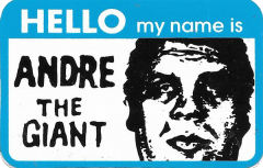 HELLO my name is (Blue) - 2.5" x 1.63"