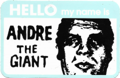 HELLO my name is (Light Blue) - 4.13" x 2.75"