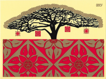 Monkey Pod - 5.25\" x 4\"