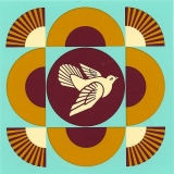 Dove Geometric - 3.75\" x 3.75\"