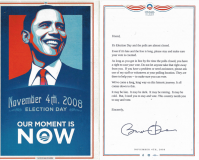 Obama Election Day Card