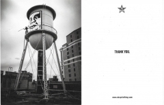 Obey Clothing Thank You card (Water Tower)