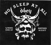 No Sleep At All - 3" x 2.63"