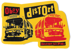 Obey Distort - 2.75" x 2"