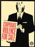 Corporate Violence For Sale - 4" x 5.25"
