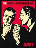 Obedience Problems (OBEY/Red) - 4" x 5"