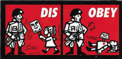 Dis Obey - 3.75" x 1.5"