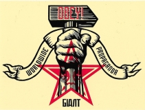 Hammer and Fist - 5.25" x 4"