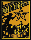 Power To The Posse (mustard) - 3.25" x 4.25"