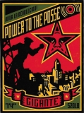 POWER TO THE POSSE (Red) - 3.13" x 4.25"