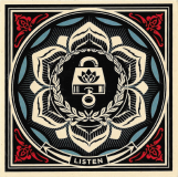 Listen - 4.25" x 4.25"