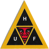 Huf Triangle (Orange) - 1.75" x 1.75"