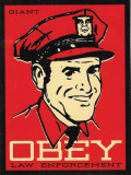 Obey Law Enforcement - 3" x 4"