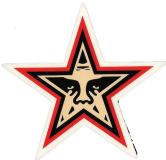 Star (Red/Cream) - 3.5"