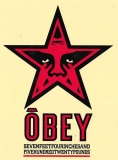 OBEY Star - 4.75" x 6.5"