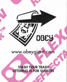 Stash Your Trash (Large Flourescent Icon)