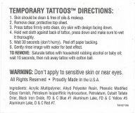Posse Temporary Tattoo