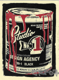 Studio No. 1 (Paint Can/Signed) - 3" x 4"