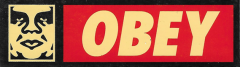 Icon Obey Banner (Black/Cream)