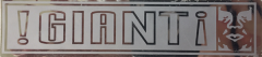 !GIANT! (Chrome/Grey) - 5.25" x 1.25"