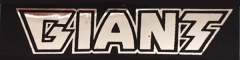 GIANT (Chrome) - 3.75" x 1.25"