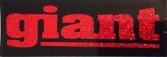 giant (Red Sparkle) - 4.25" x 1.5"