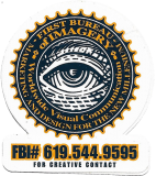 FBI (white) - 2.38" x 2.75"